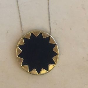 House of Harlow sunburst/medallion necklace